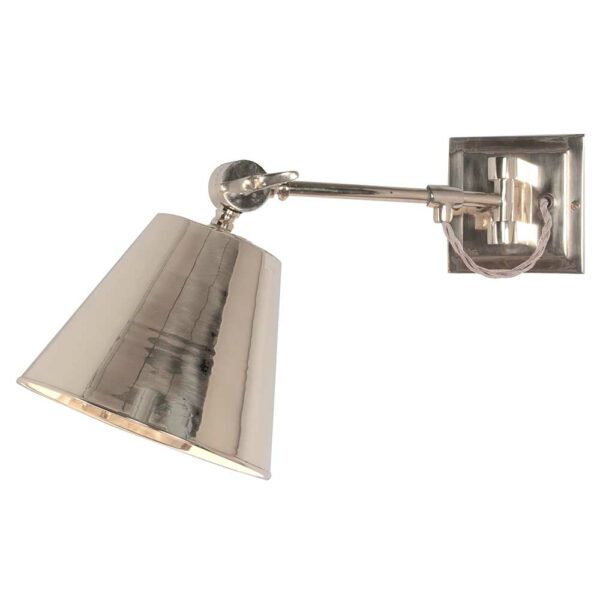 Library Swing Arm Wall Light by The Limehouse Lamp Co